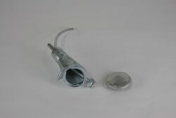 Oil filler neck for 914/6 GT - silver zinc plated