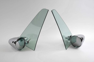 Electrical "Singer Style" mirrors for triangular windows for 911 / 964 / 993